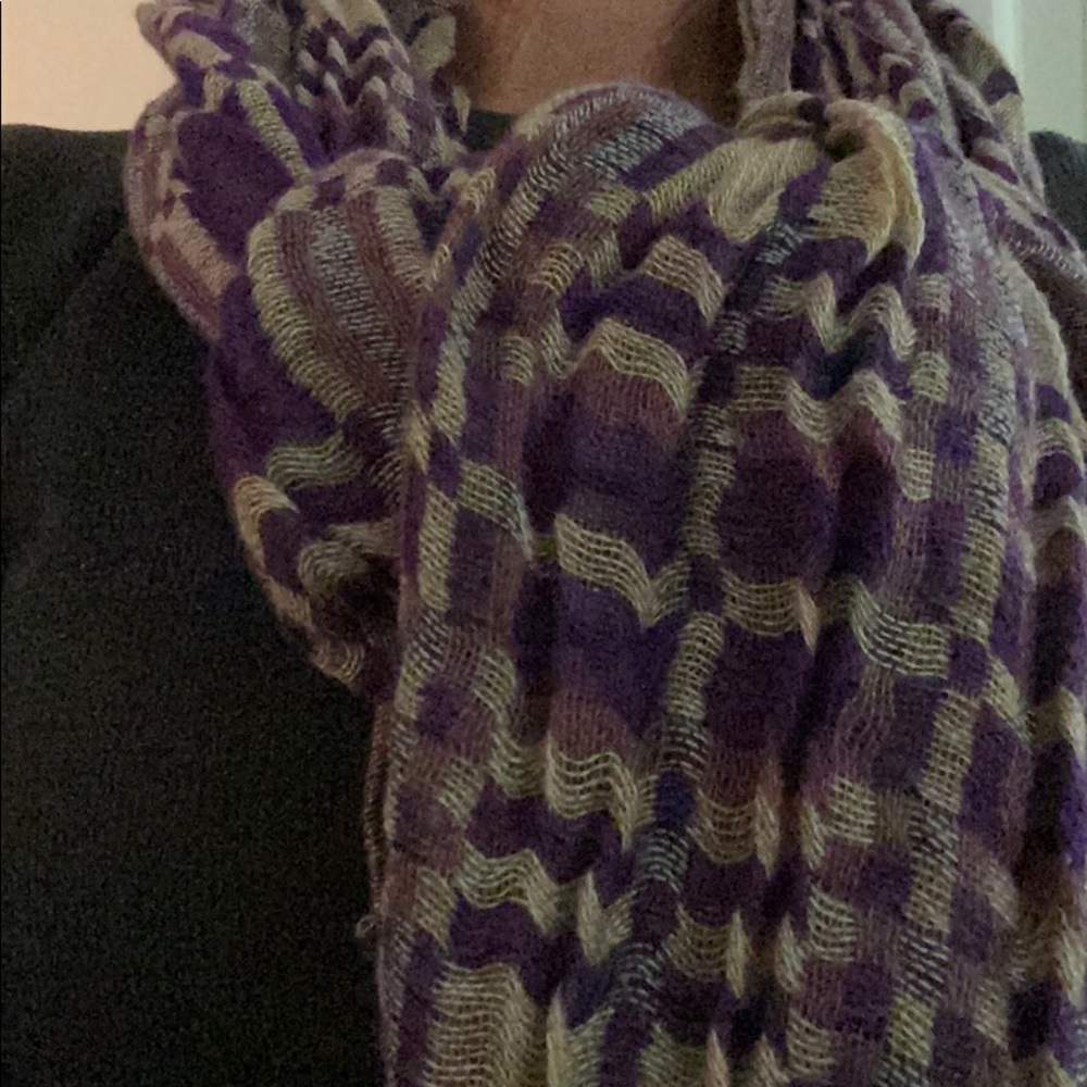 Scarf. Multi colored. Polyester. - Picture 2 of 8